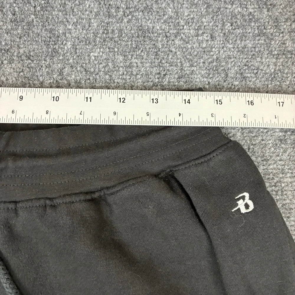 Badger Sport Womens Black Jogger Sweatpants Fleece Lined Drawstring Size Medium